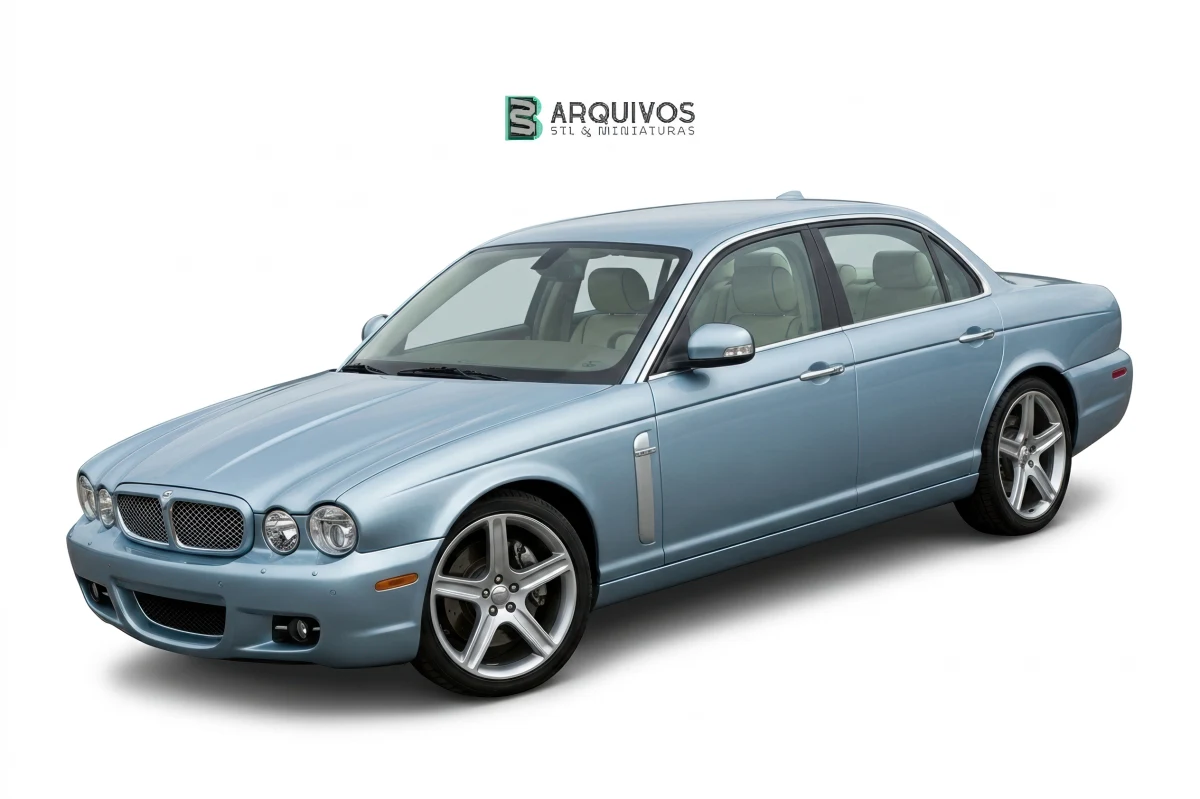 Modelo 3D STL - Jaguar XJ 2008